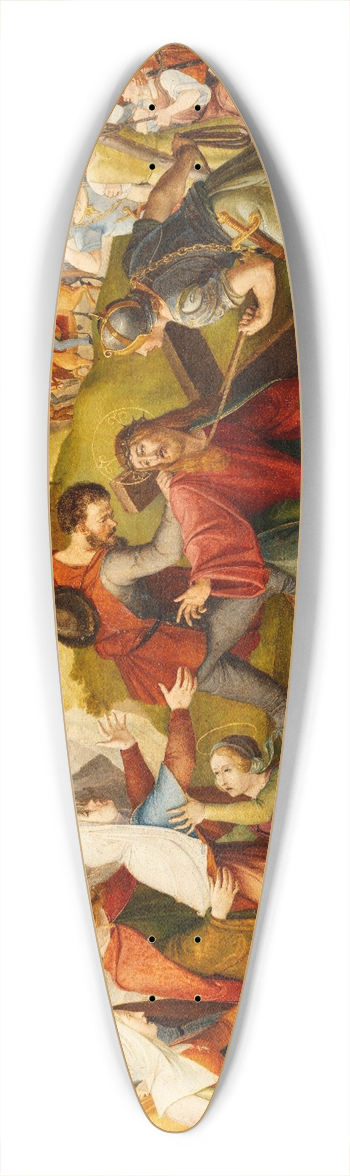 Friedrich Wilhelm Schadow - The Road To Calvary 39.3 inch art pintail longboard deck