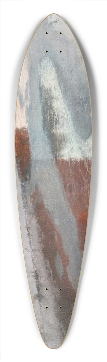 Frits Thaulow - TheLysaker River In Winter 39.3 inch art pintail longboard deck