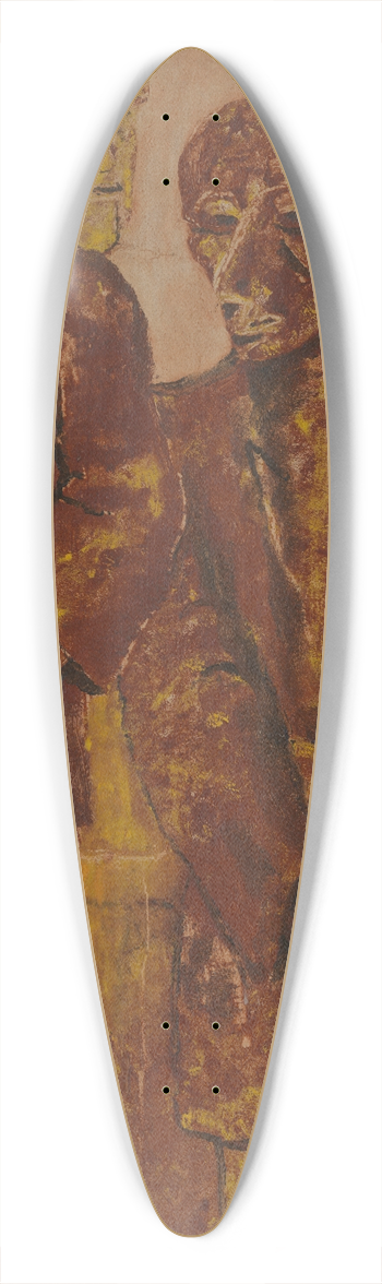 Frits van den Berghe - De beschuldigden 39.3 inch art pintail longboard deck