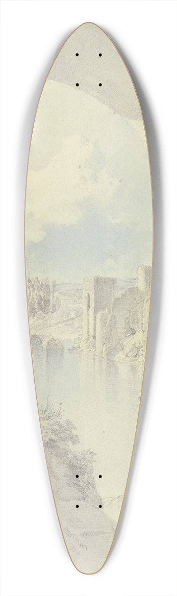 Fritz Bamberger - Durchblick durch den Bogen einer Brcke in Toledo 39.3 inch art pintail longboard deck