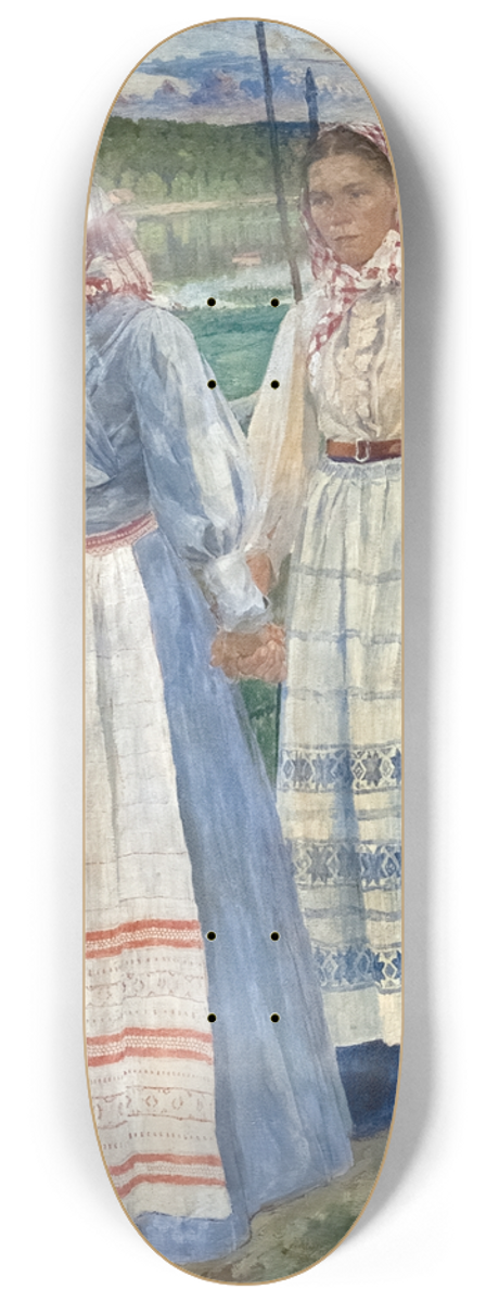 Carl Wilhelmson - Saturday Evening 8.25 inch art skate deck