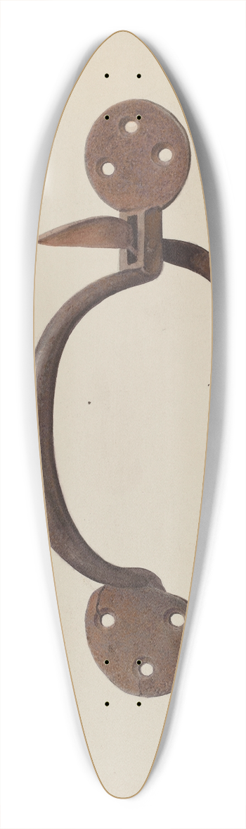 Fritz Boehmer - Door Latch 39.3 inch art pintail longboard deck