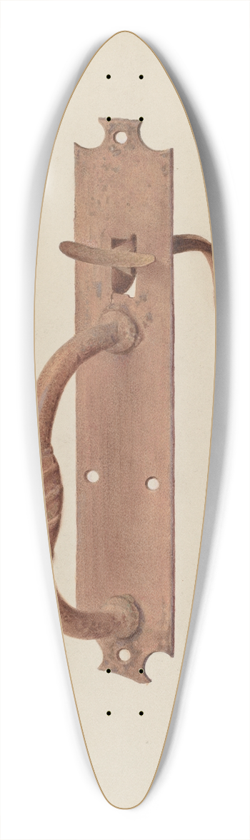 Fritz Boehmer - Latch 39.3 inch art pintail longboard deck