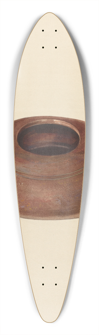 Fritz Boehmer - Zoar Fat Lamp 39.3 inch art pintail longboard deck