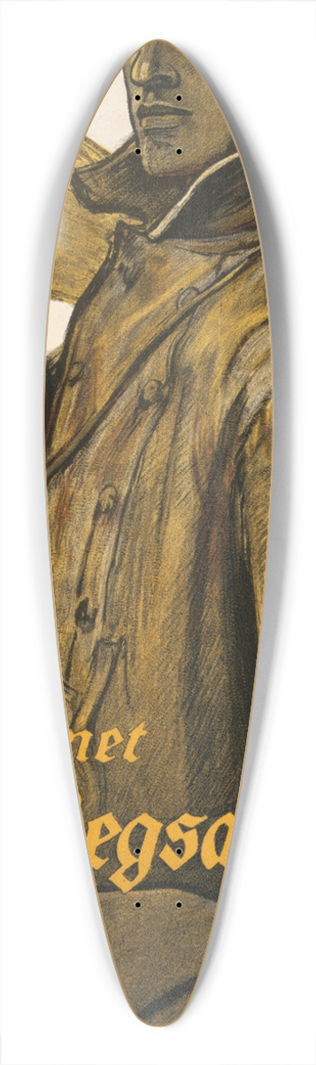 Fritz Erler - Und Ihr, Zeichnet Kriegsanleihe 39.3 inch art pintail longboard deck