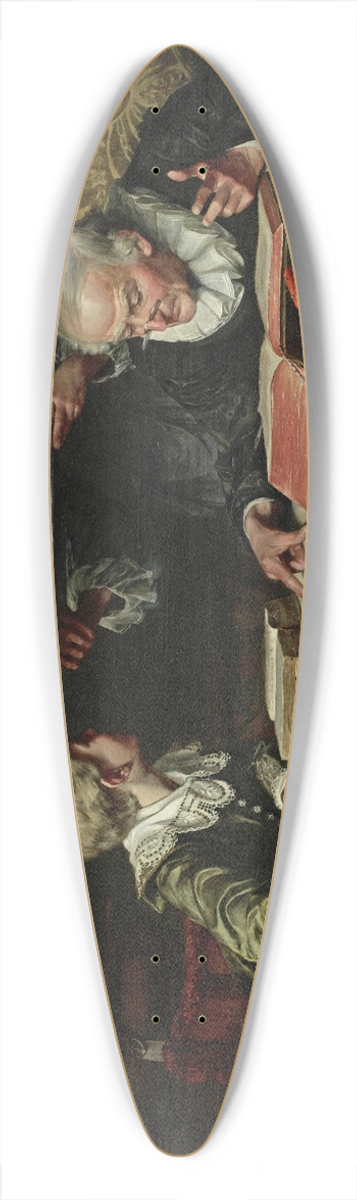 Fritz Freund - The thirsty tutor 39.3 inch art pintail longboard deck