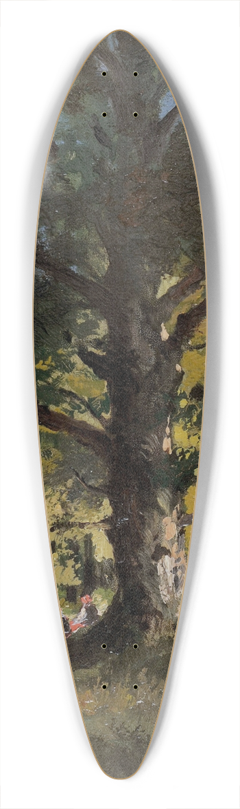Fritz Halberg-Krauss - Picknick im Walde 39.3 inch art pintail longboard deck