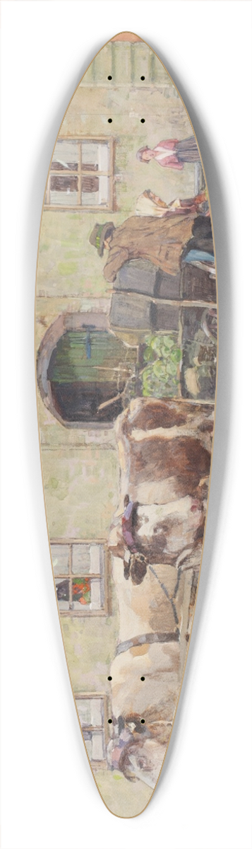 Fritz Lach - Krautbauer in Grein an der Donau 39.3 inch art pintail longboard deck