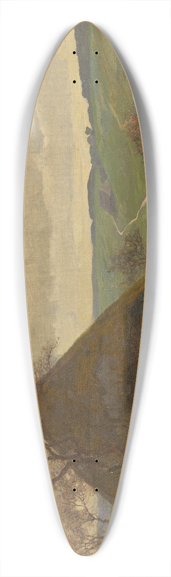 Fritz Reiss - In the Hotzenwald 39.3 inch art pintail longboard deck
