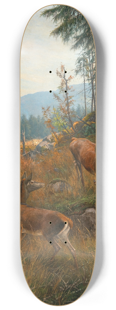 Carl Zimmermann - Zum Rudel 8.25 inch art skate deck
