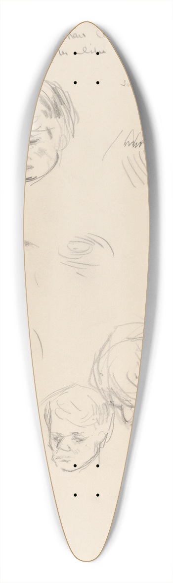 Gardner Cox - Robert Francis Kennedy 39.3 inch art pintail longboard deck