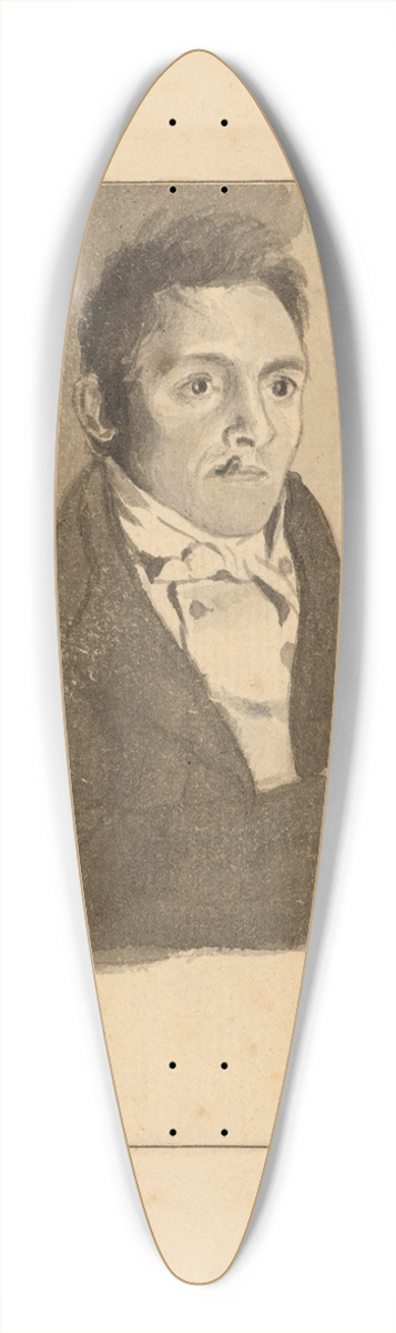 Garret Lansing - Alexander Anderson 39.3 inch art pintail longboard deck