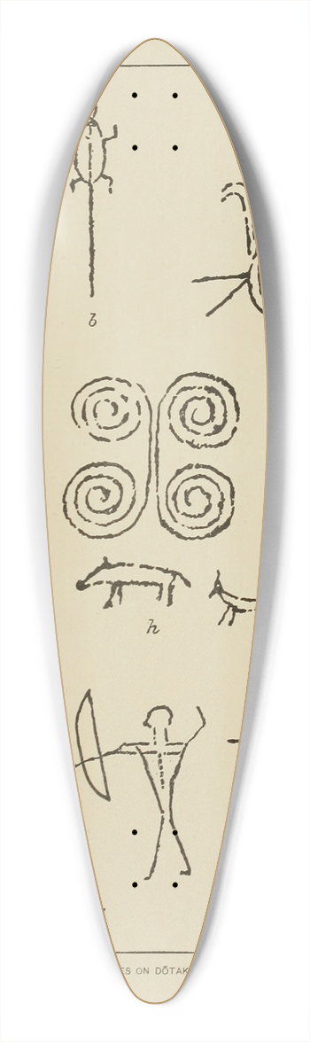 Garrick Mallery - Pictures on Dotaku, Japan 39.3 inch art pintail longboard deck