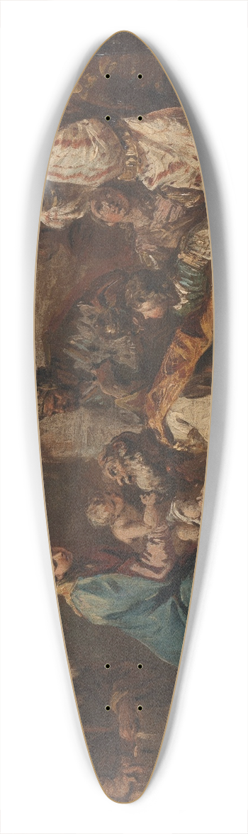 Gaspare Diziani - Adoration of the Magi 39.3 inch art pintail longboard deck