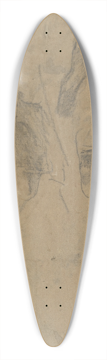 Gaspare Diziani - Head and hand studies 39.3 inch art pintail longboard deck