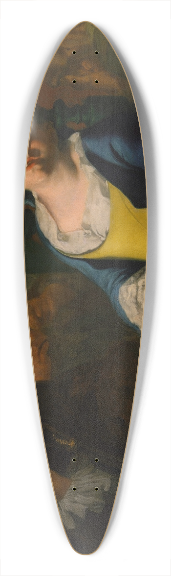 Gaspare Traversi - Teasing a Sleeping Girl 39.3 inch art pintail longboard deck