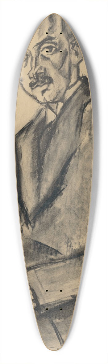 Gejza Schiller - tdia sediaceho mua 39.3 inch art pintail longboard deck