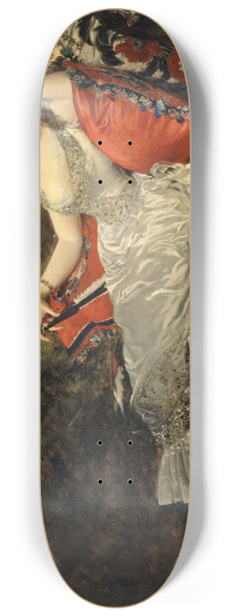 Carolus-Duran - Portrait de Mademoiselle de Lancey 8.25 inch art skate deck