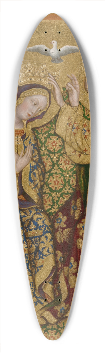 Gentile da Fabriano - Coronation of the Virgin 39.3 inch art pintail longboard deck
