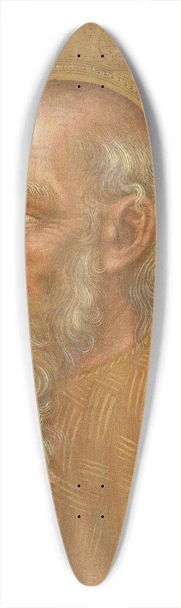 Gentile da Fabriano - Saint Paul the Hermit 39.3 inch art pintail longboard deck