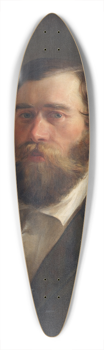Georg Decker - Herrenbildnis 39.3 inch art pintail longboard deck