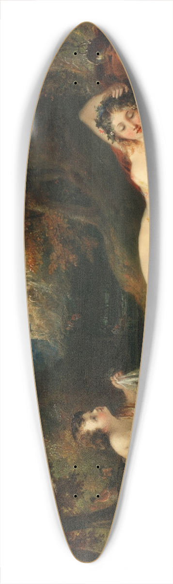 George Arnald - Venus and Cupid 39.3 inch art pintail longboard deck
