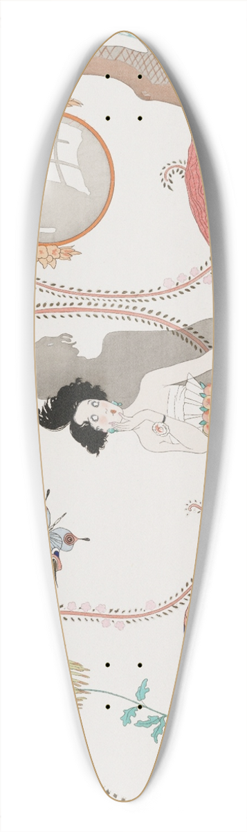 George Barbier - Minhuit  ou lappartement a la mode 39.3 inch art pintail longboard deck
