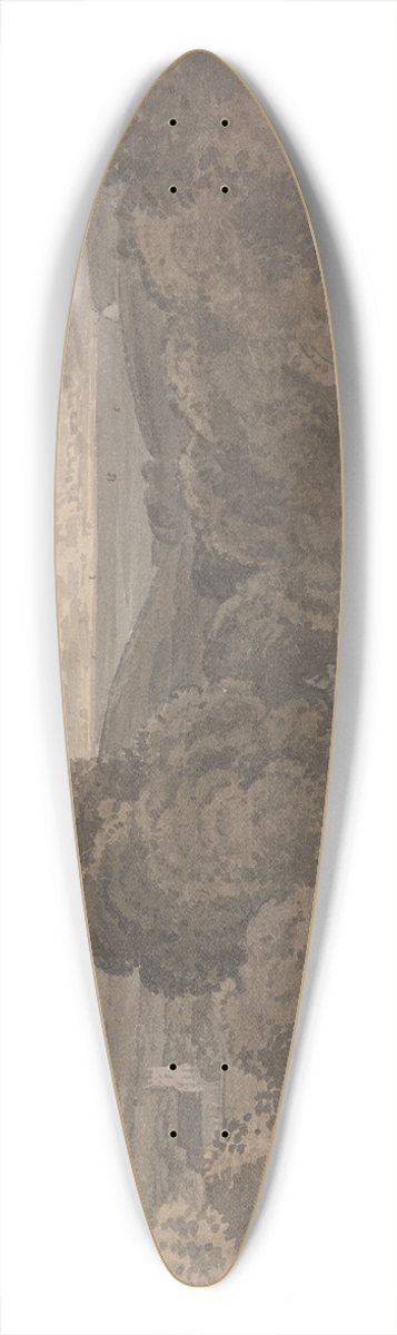 George Barret Jr. - Approach to Hastings 39.3 inch art pintail longboard deck