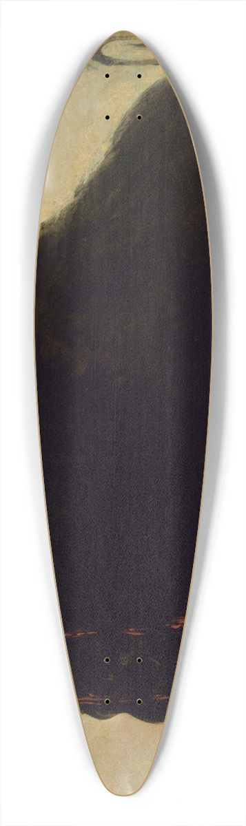 George Catlin - Dying Buffalo, Shot with an Arrow 39.3 inch art pintail longboard deck