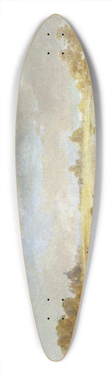 George Catlin - Elk Grazing on an Autumn Prairie 39.3 inch art pintail longboard deck