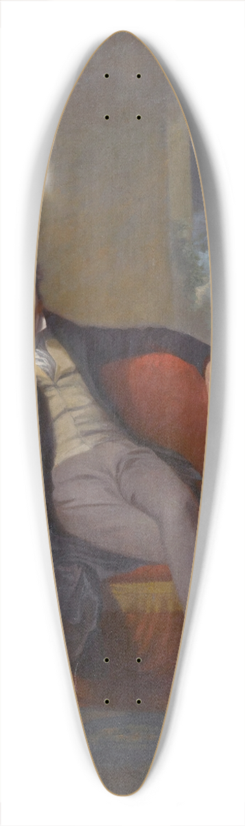 George Chinnery - PORTRAIT OF A GENTLEMAN 39.3 inch art pintail longboard deck