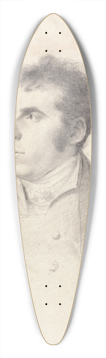 George Dance - Portrait of a Young Man 39.3 inch art pintail longboard deck