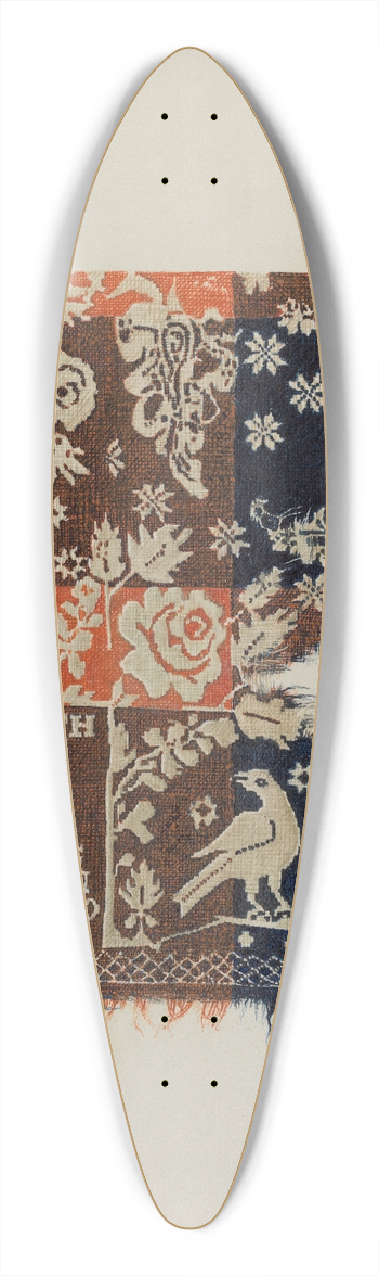 George E. Rhone - Eagle Coverlet 39.3 inch art pintail longboard deck