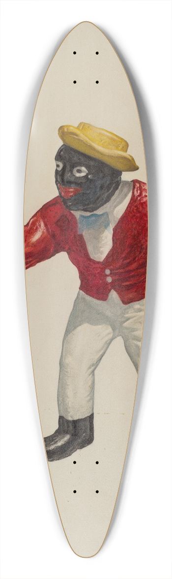 George E. Rhone - Hitching Post 39.3 inch art pintail longboard deck