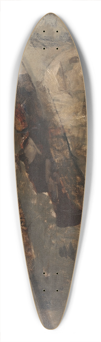 George Hendrik Breitner - Prinsengracht near Lauriergracht, Amsterdam 39.3 inch art pintail longboard deck