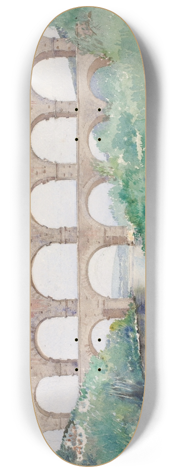 Cass Gilbert - Aqueduct 8.25 inch art skate deck