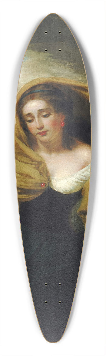 George Henry Hall - Miranda (from The Tempest) 39.3 inch art pintail longboard deck