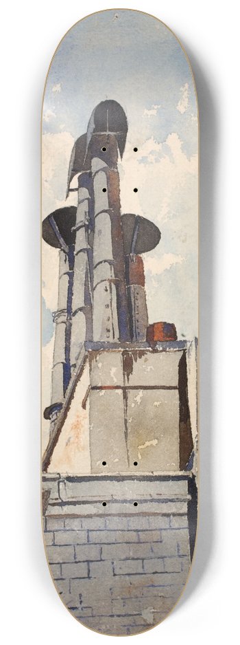 Cass Gilbert - Latin Quarter, Paris 8.25 inch art skate deck