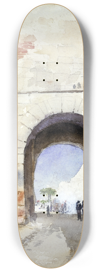Cass Gilbert - Porta San Paulo, Rome 8.25 inch art skate deck