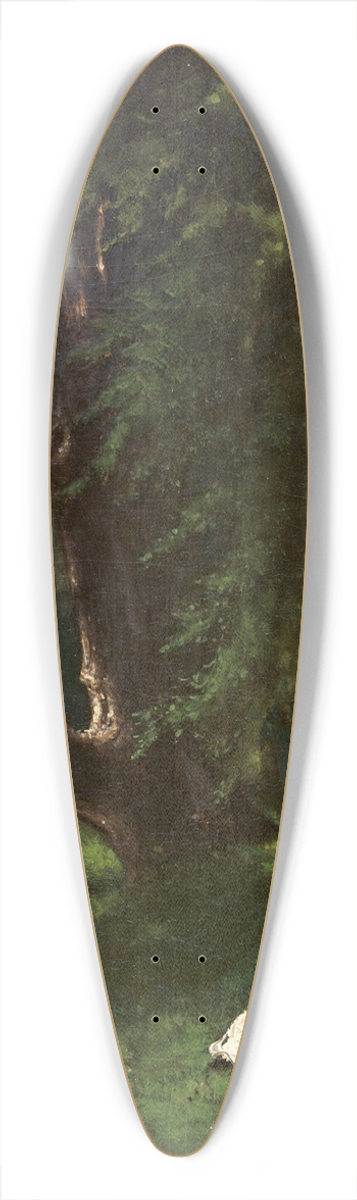 George Inness - In the Woods 39.3 inch art pintail longboard deck
