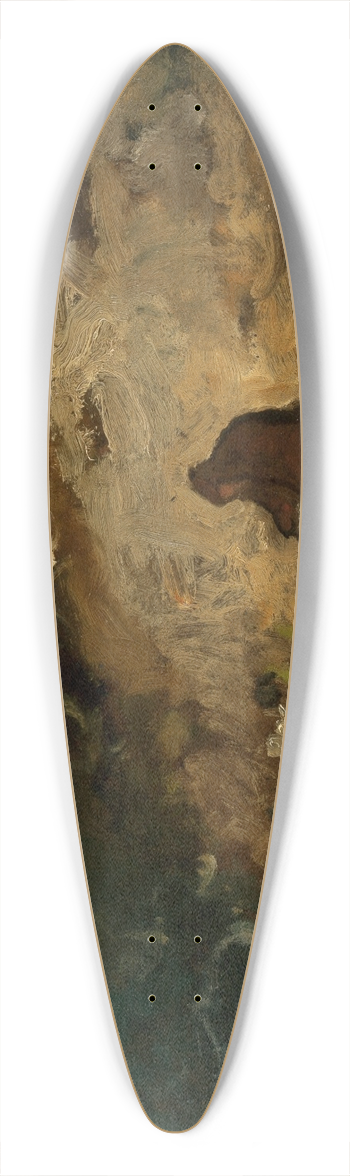 George Inness - The Hermit 39.3 inch art pintail longboard deck