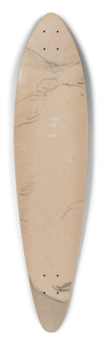 George Jones - A Camel Resting 39.3 inch art pintail longboard deck