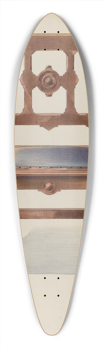 George Kirschner - Chair 39.3 inch art pintail longboard deck