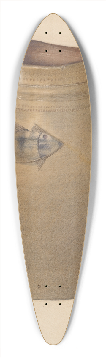 George Loughridge - Crock 39.3 inch art pintail longboard deck