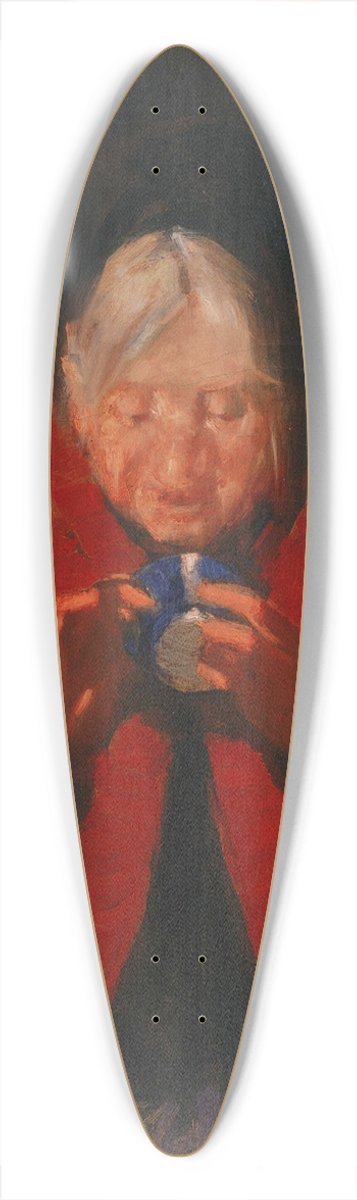 George Luks - Telling Fortunes 39.3 inch art pintail longboard deck