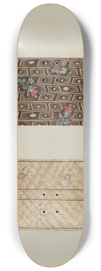 Catherine Fowler - Chintzes from Quilt 8.25 inch art skate deck