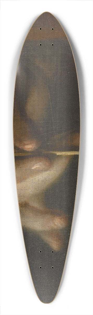 Georg Engelhard Schrder - Study of a Hand 39.3 inch art pintail longboard deck