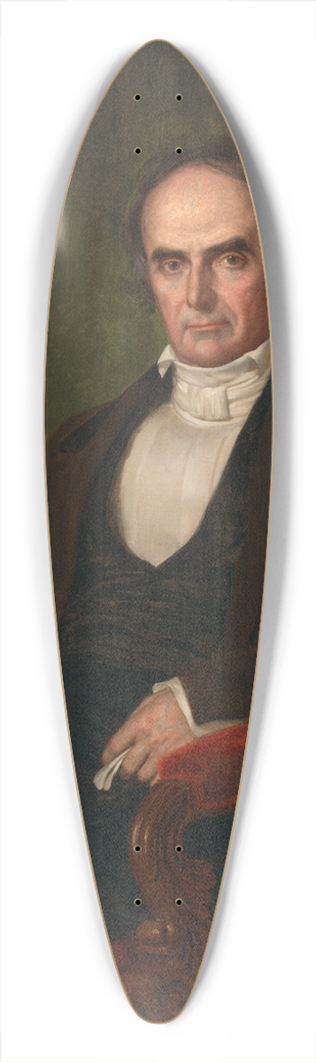 George Peter Alexander Healy - Daniel Webster 39.3 inch art pintail longboard deck