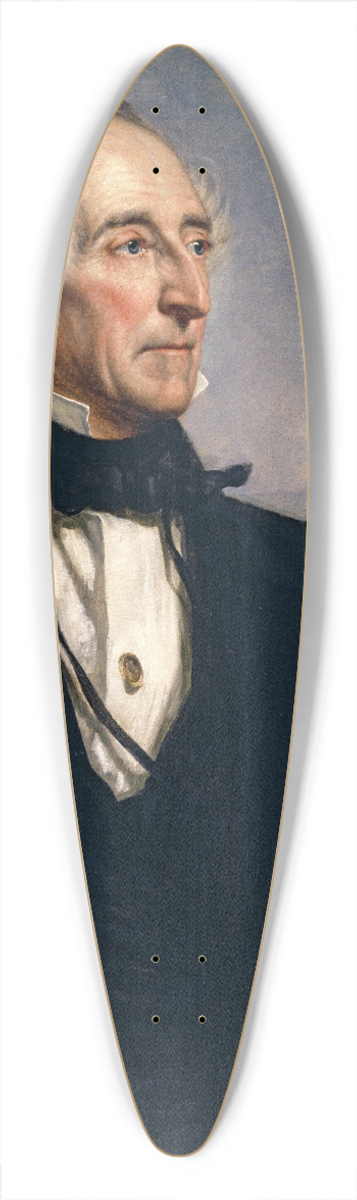George Peter Alexander Healy - John Tyler 39.3 inch art pintail longboard deck