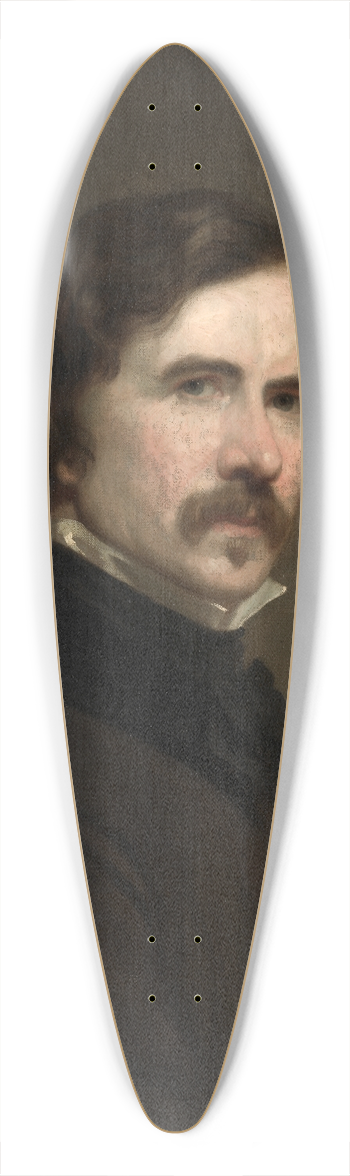 George Peter Alexander Healy - Self-Portrait 39.3 inch art pintail longboard deck